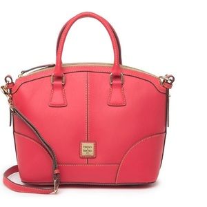 NWT Dooney and Burke Geranium Domed Satchel